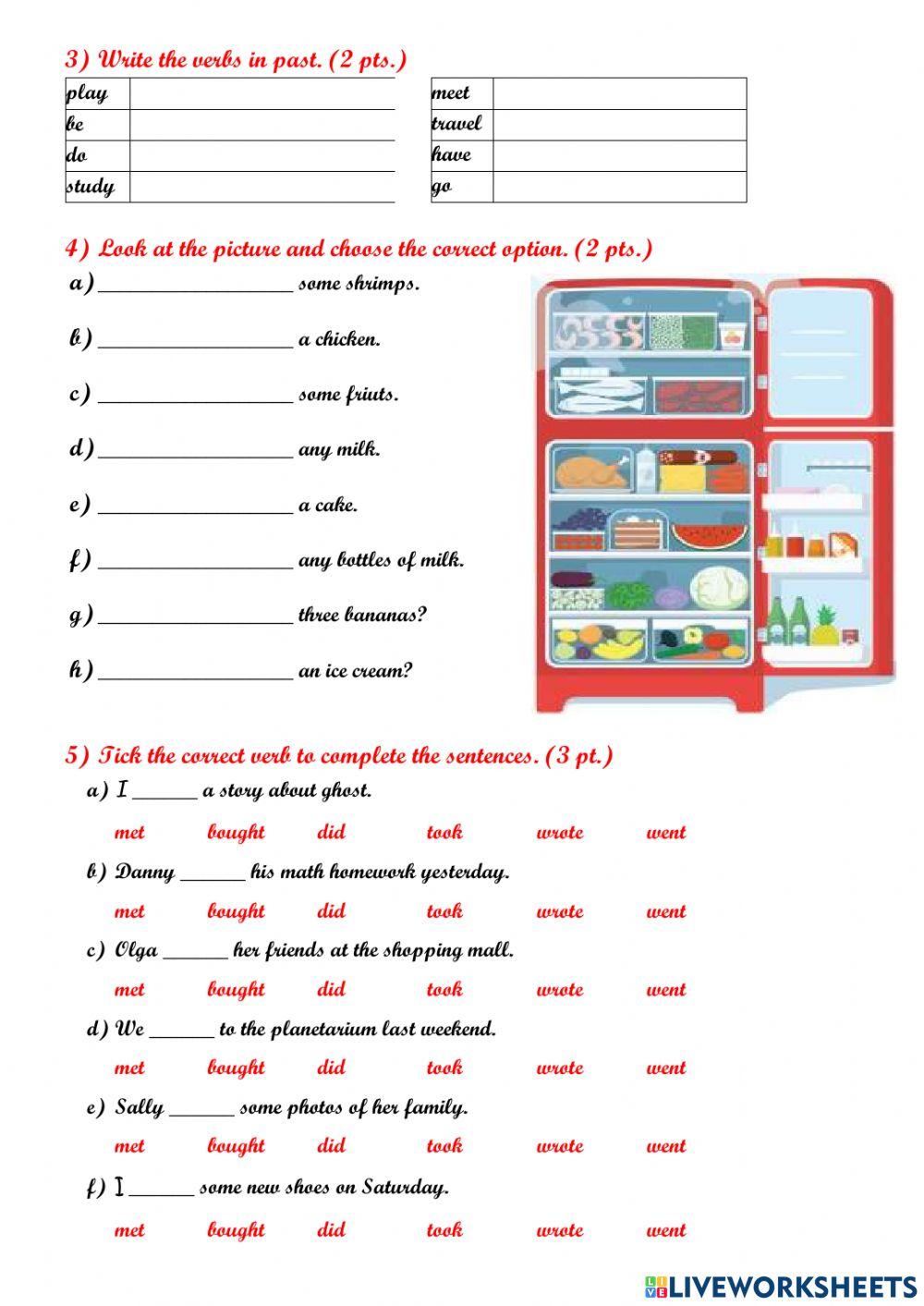 English exam 7th grade 2 term