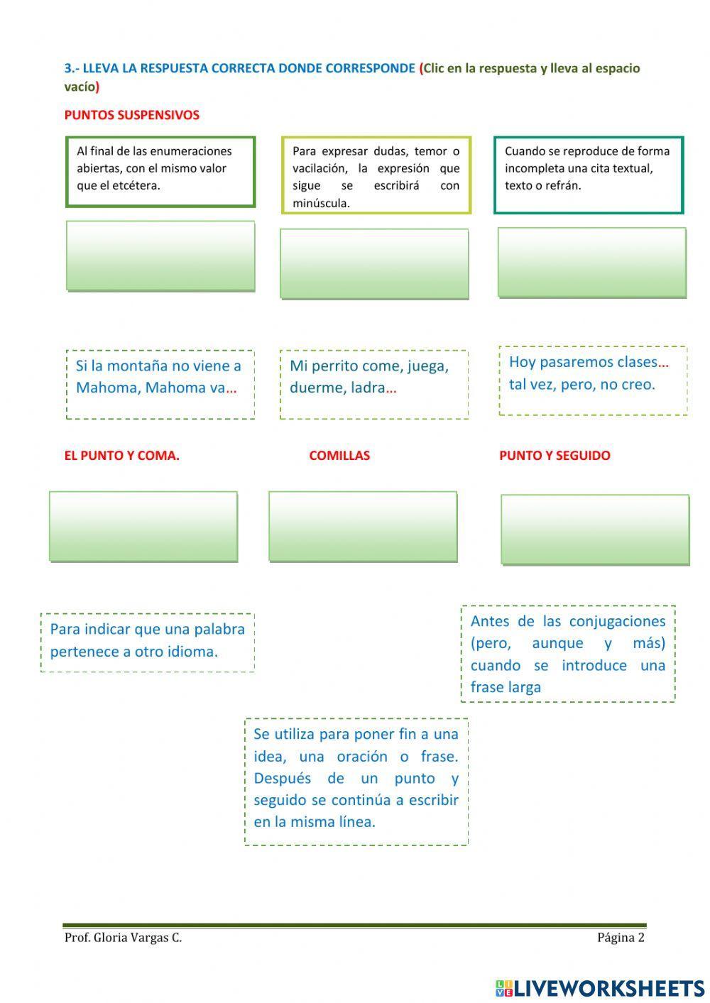 Signos de puntuación Signos de puntuación