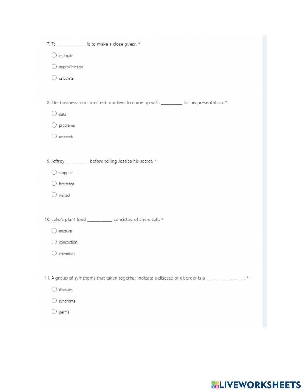 Because of Mr. Terupt Test