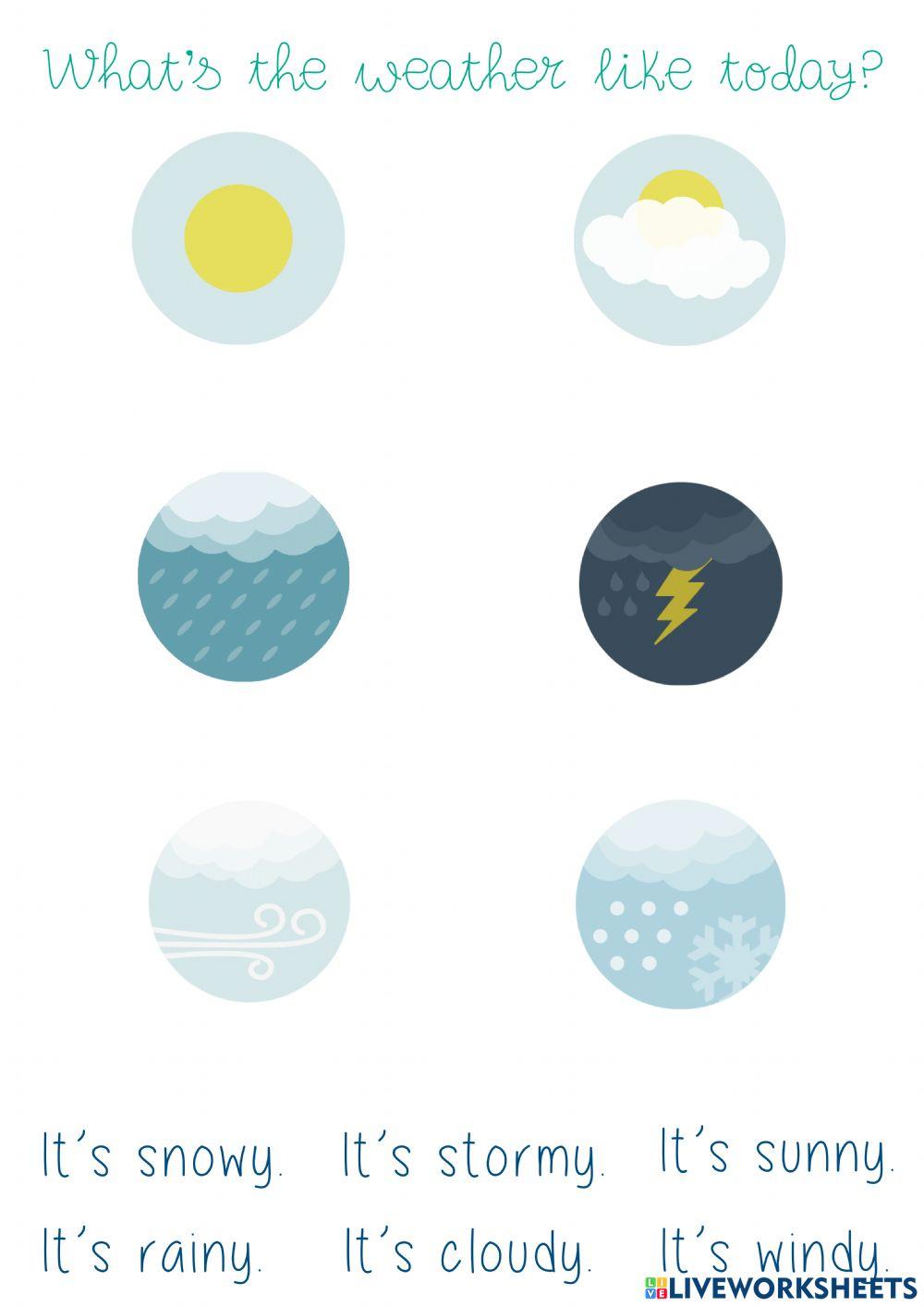 What's the weather like today?