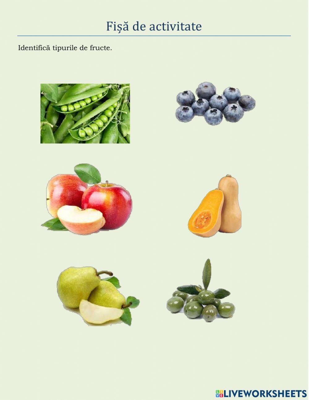 Tipurile de fructe