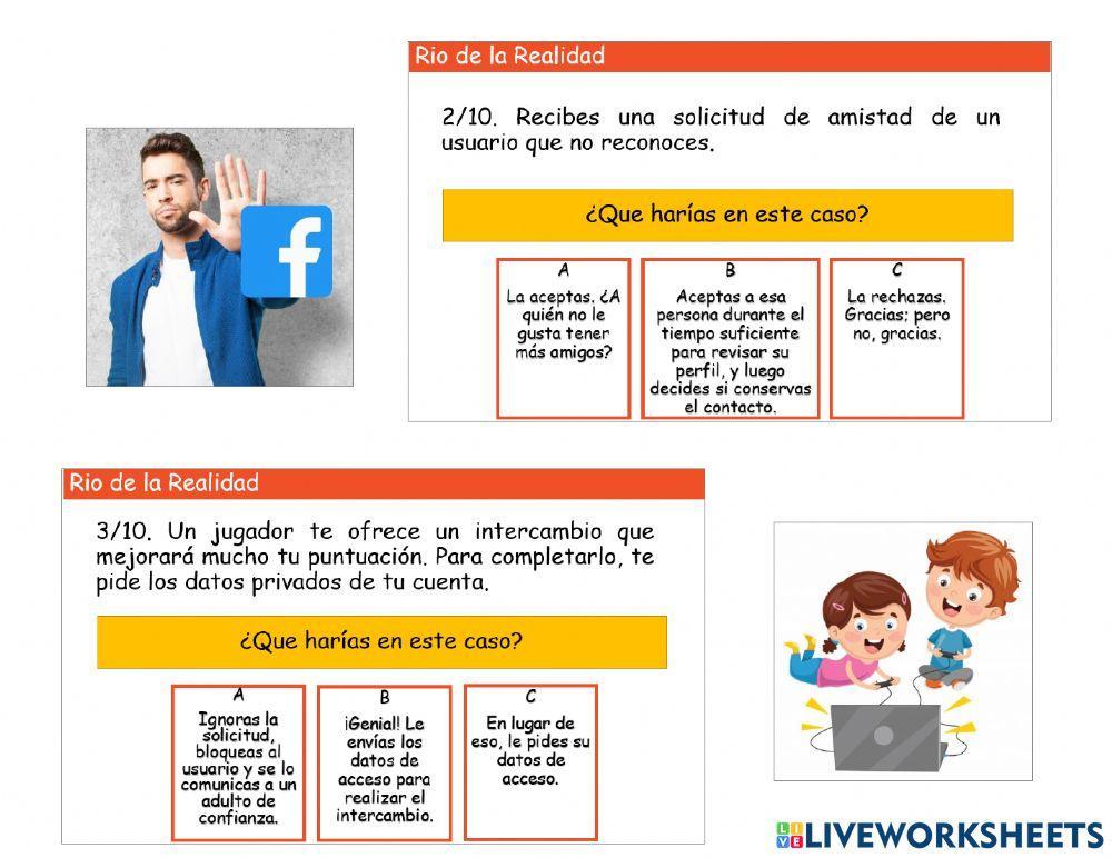Interland - Rio de la Realidad - Suplantación de identidad y trampas 1