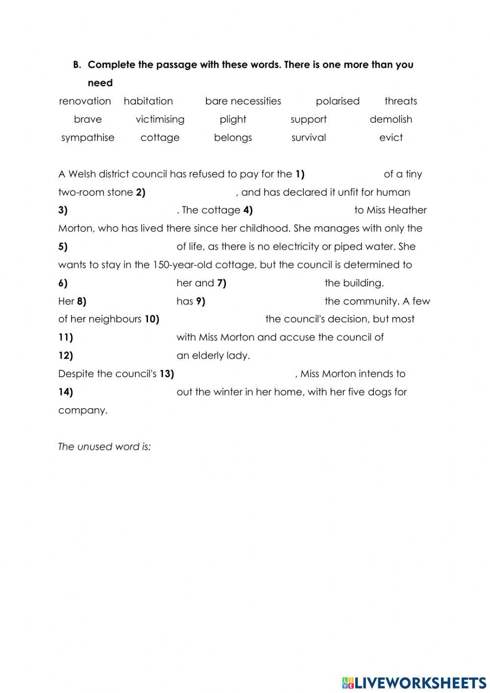 Different lifestyles