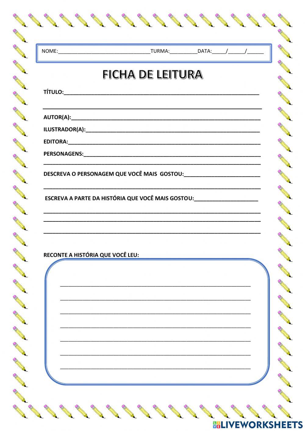 Ficha de leitura