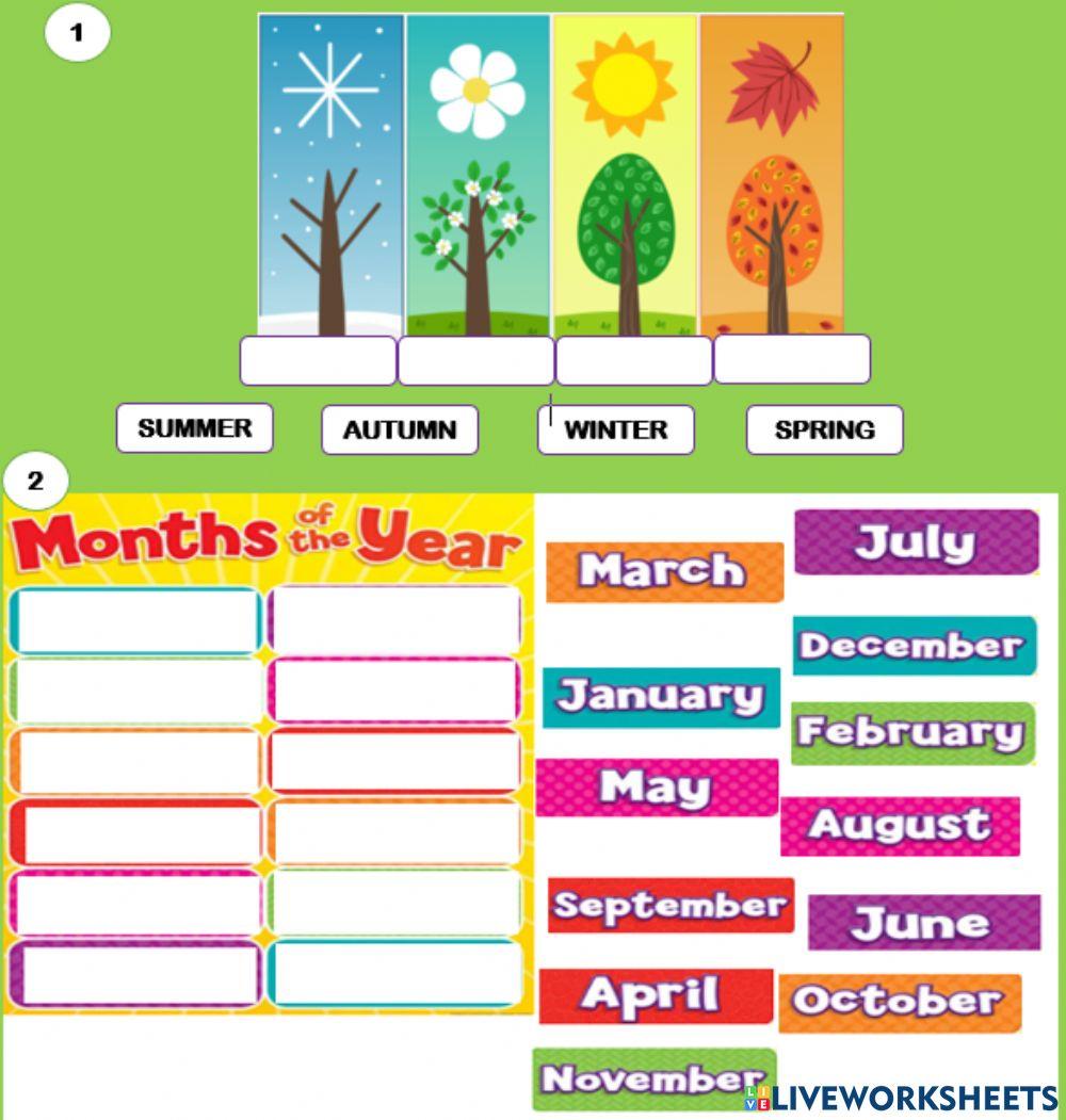 Seasons and months