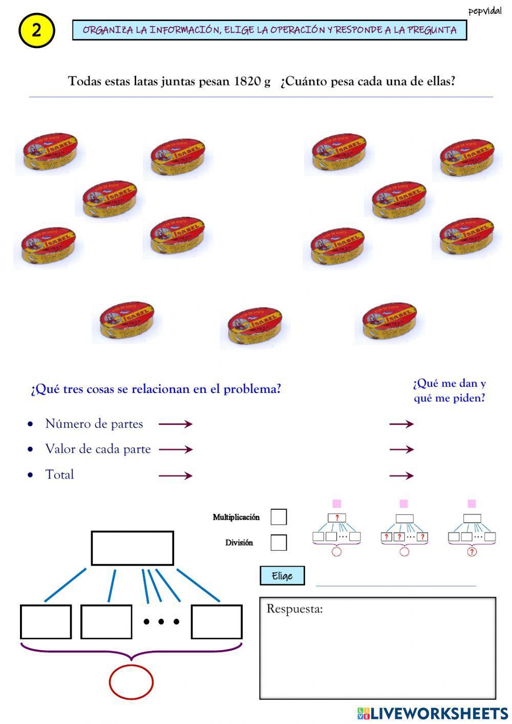 Estructura Multiplicativa problemas sencillos (2) b
