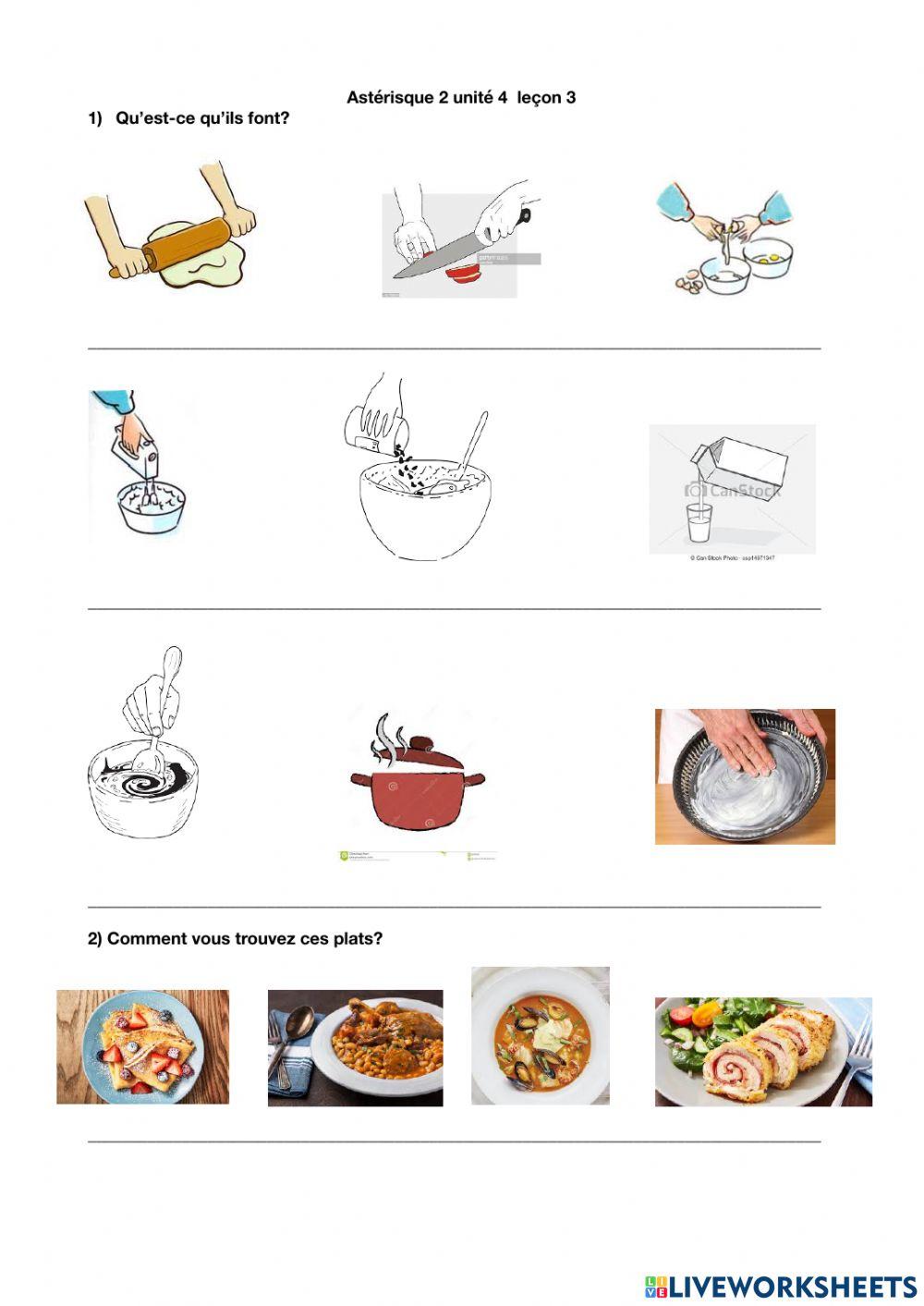 Astéique unité 4 leçon 3