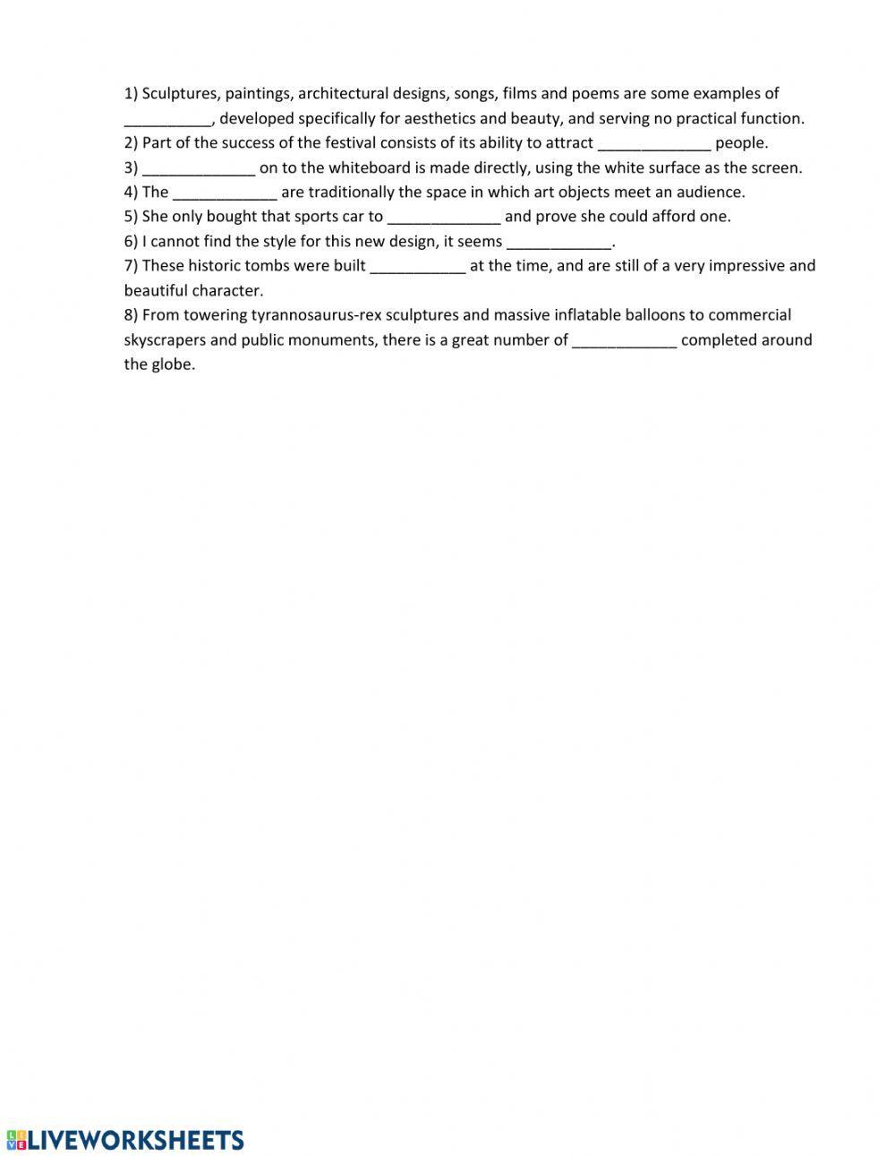 Public Art Venues and Events