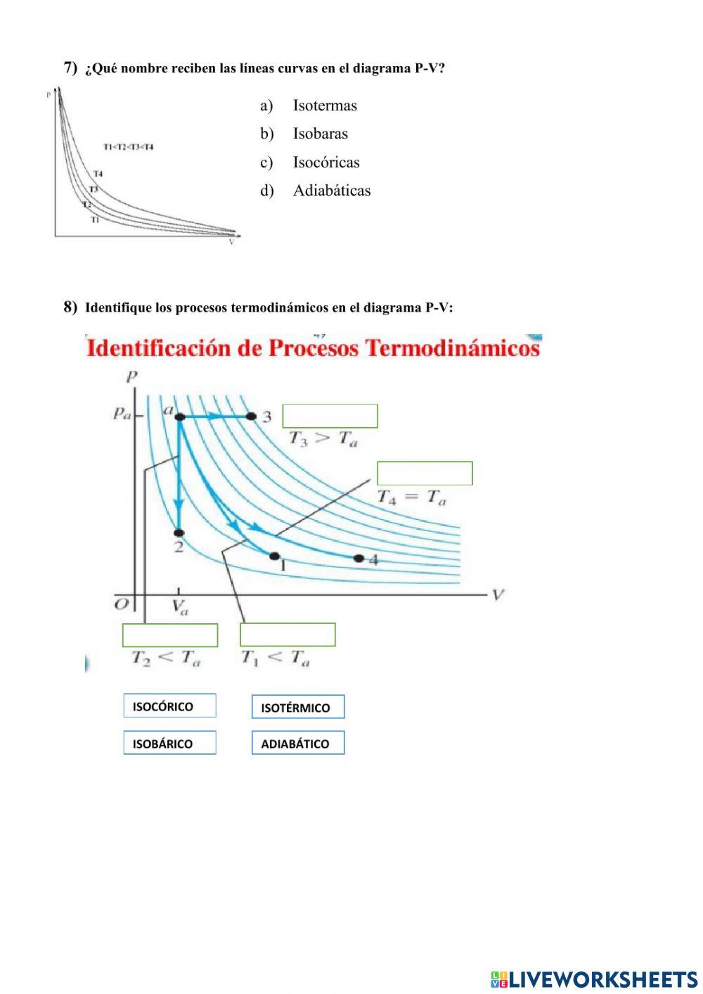 Primera Ley de la Termodinámica - Maristas - 2do BGU