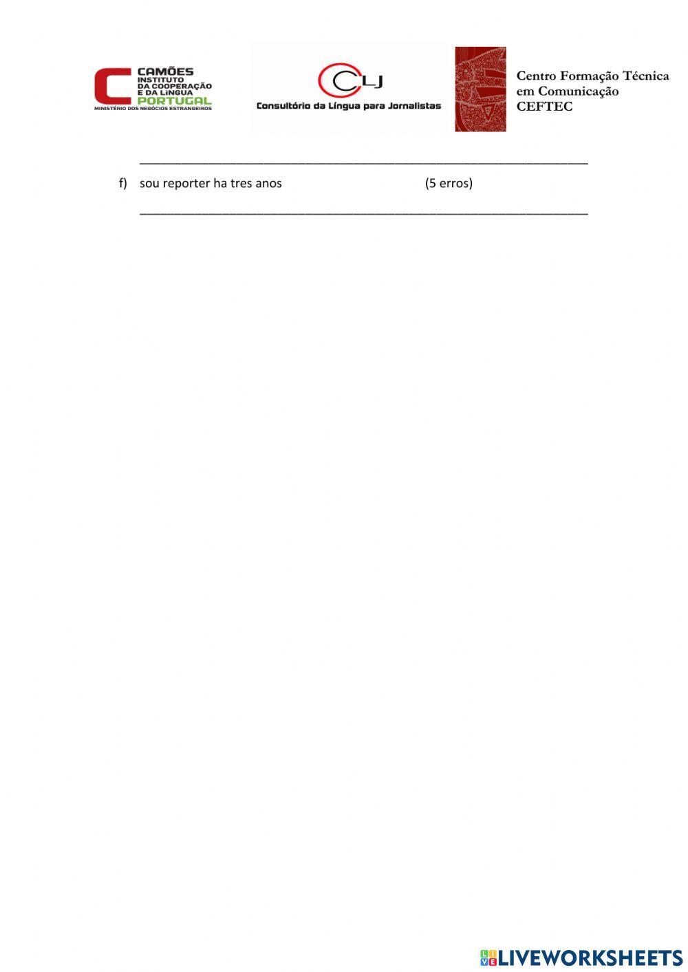 Presente do Indicativo