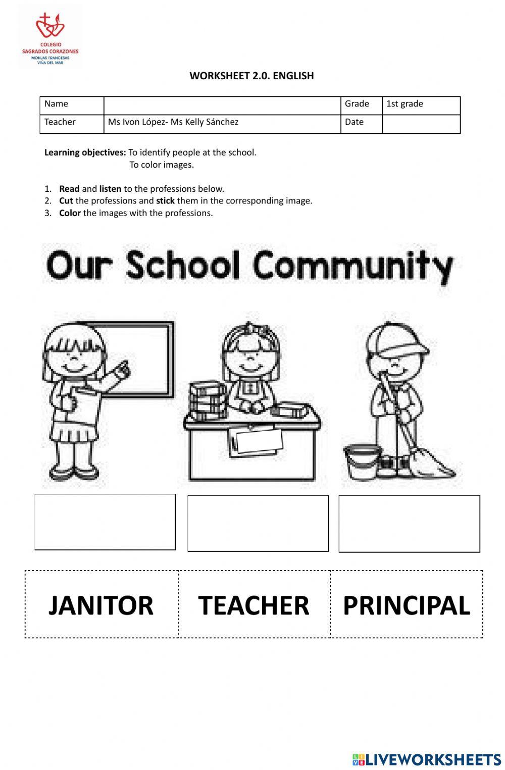 Worksheet 1ST GRADE