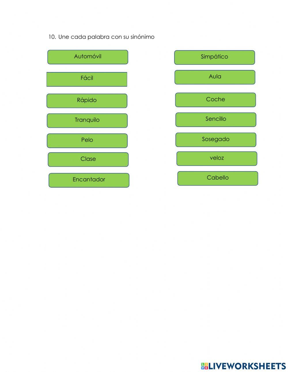 Actividad de Castellano