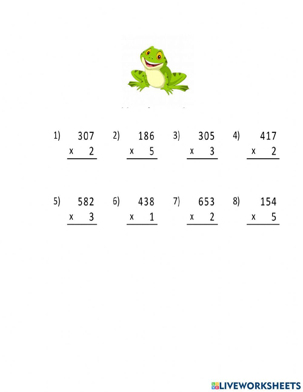 Math online exercise for grade 2nd | Live Worksheets