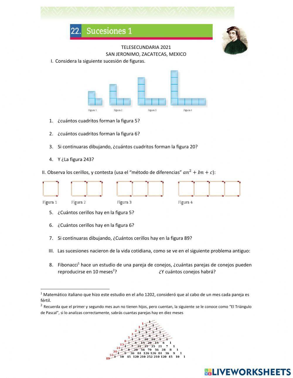 Sucesiones numericas