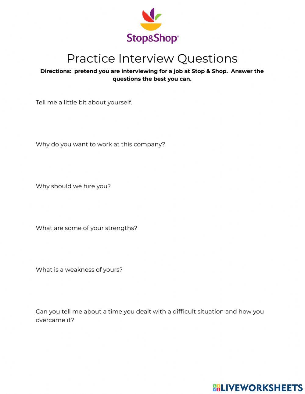 Practice Interview