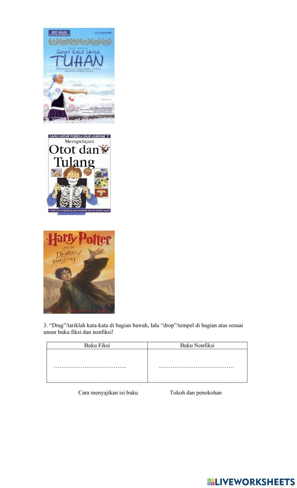 Buku Fiksi dan Nonfiksi