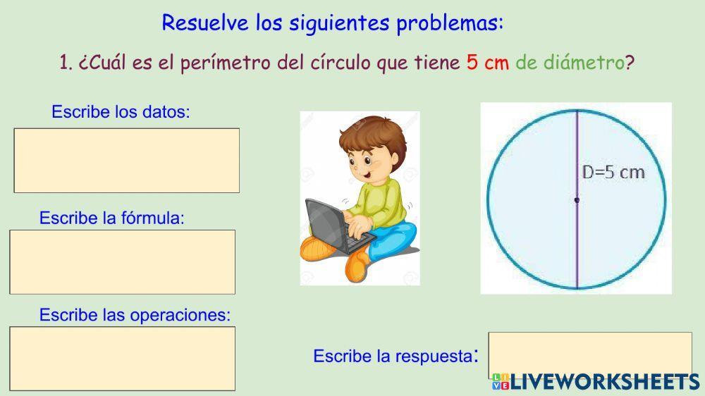 Perímetro del círculo