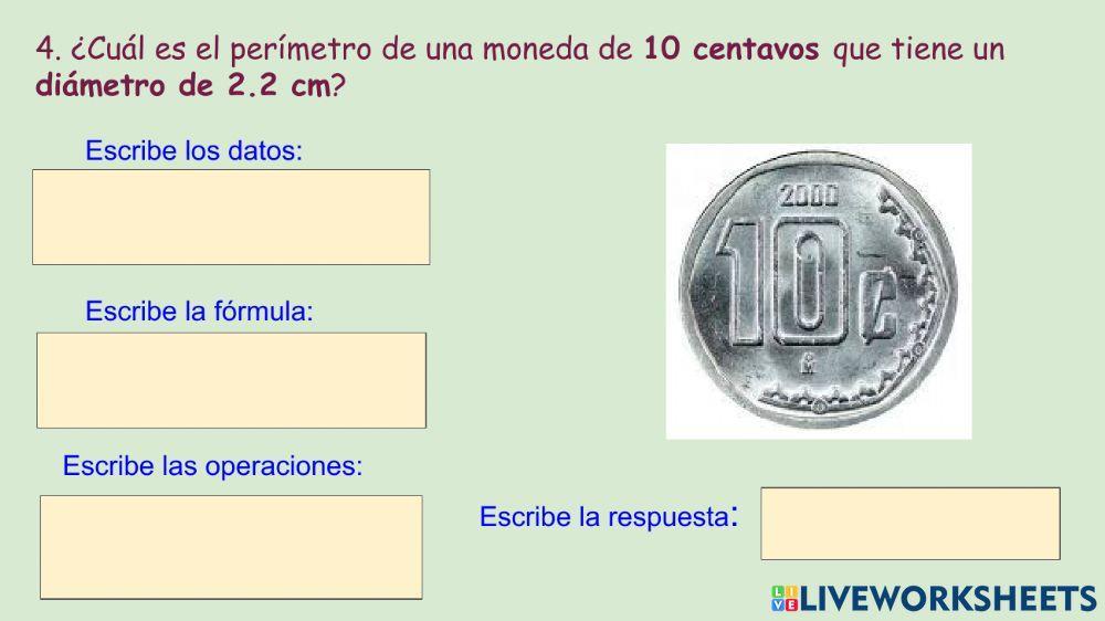 Perímetro del círculo