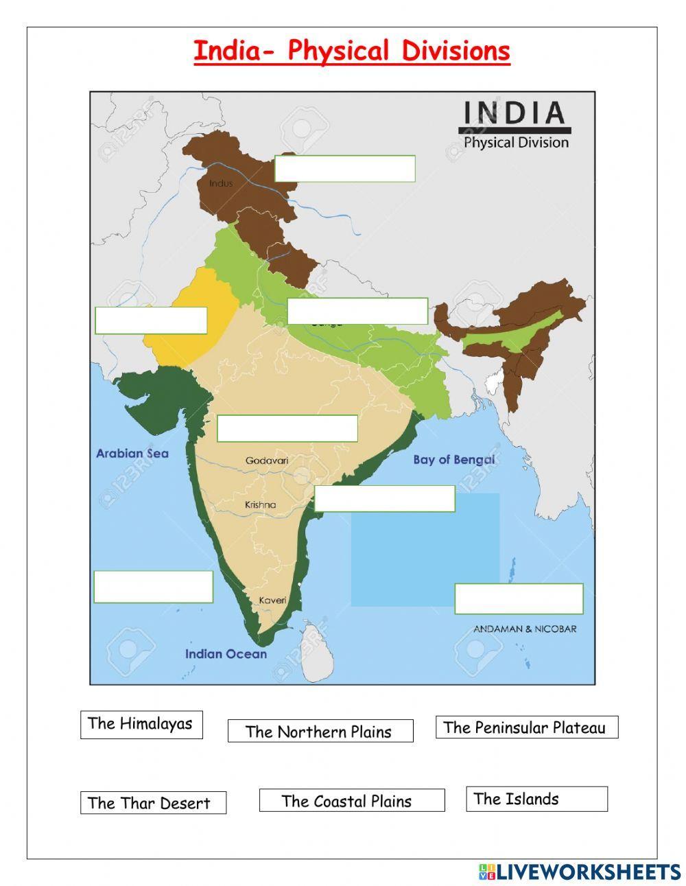 India- Physical Divisions