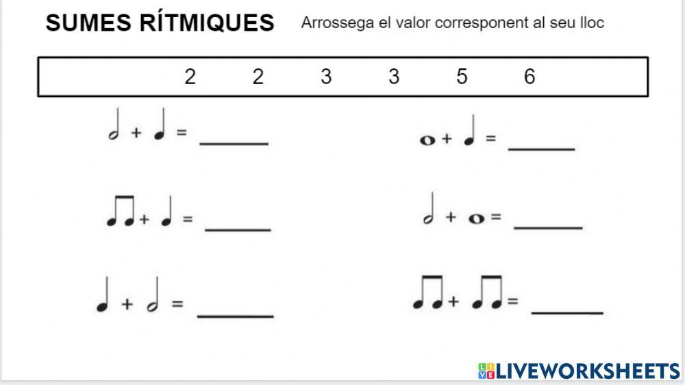 Operacions rítmiques