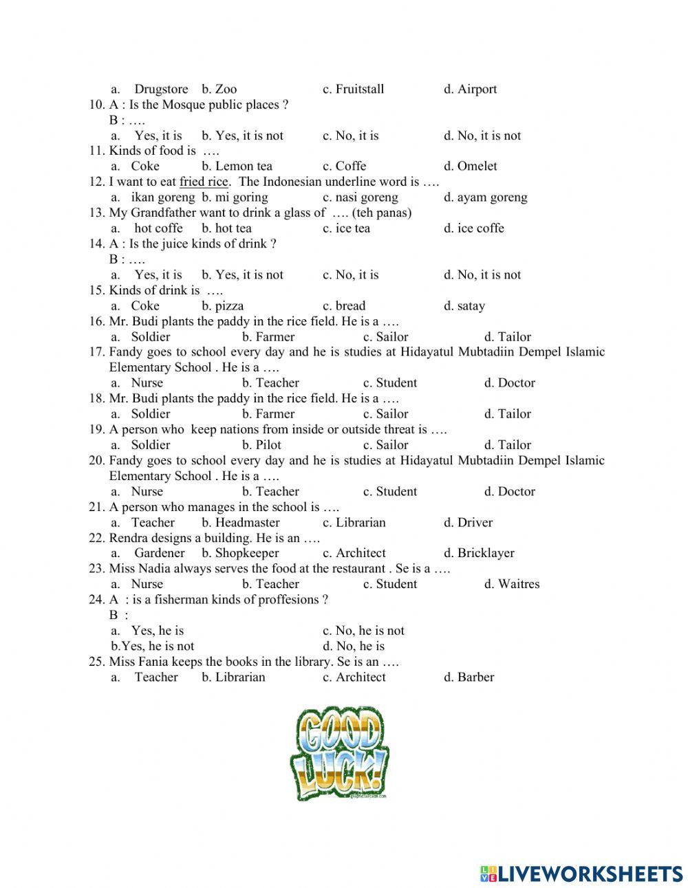 Pat bahasa inggris 6