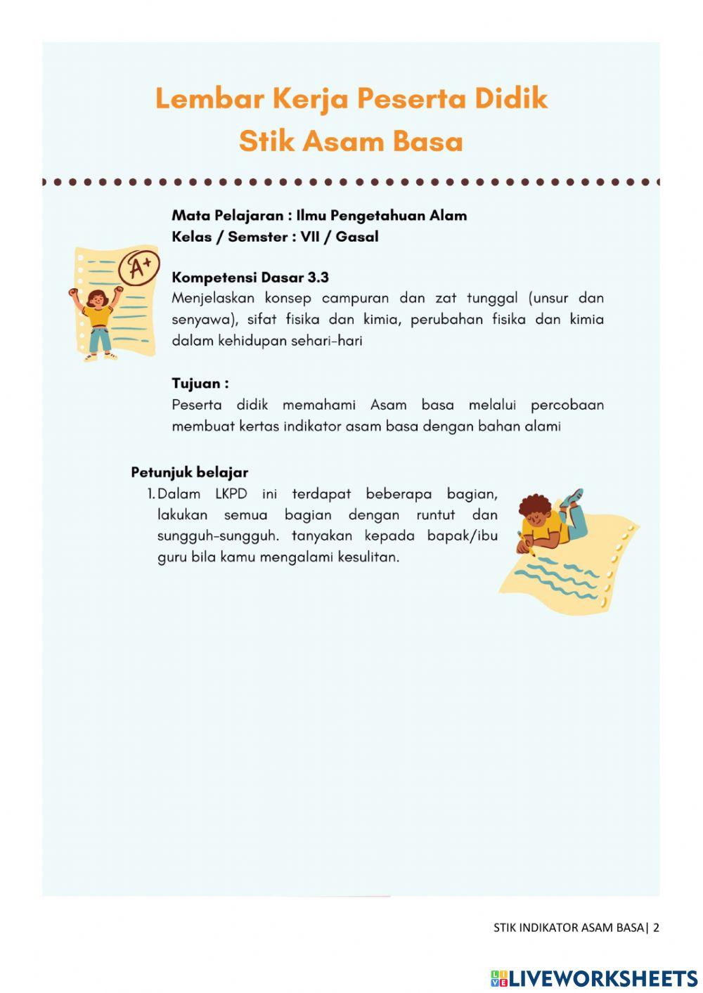 Stik indikator asam basa