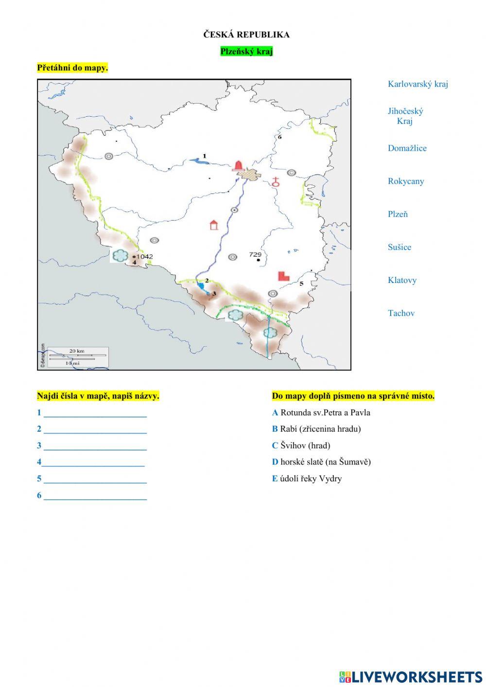ČR-kraje-4.Plzeňský - mapa