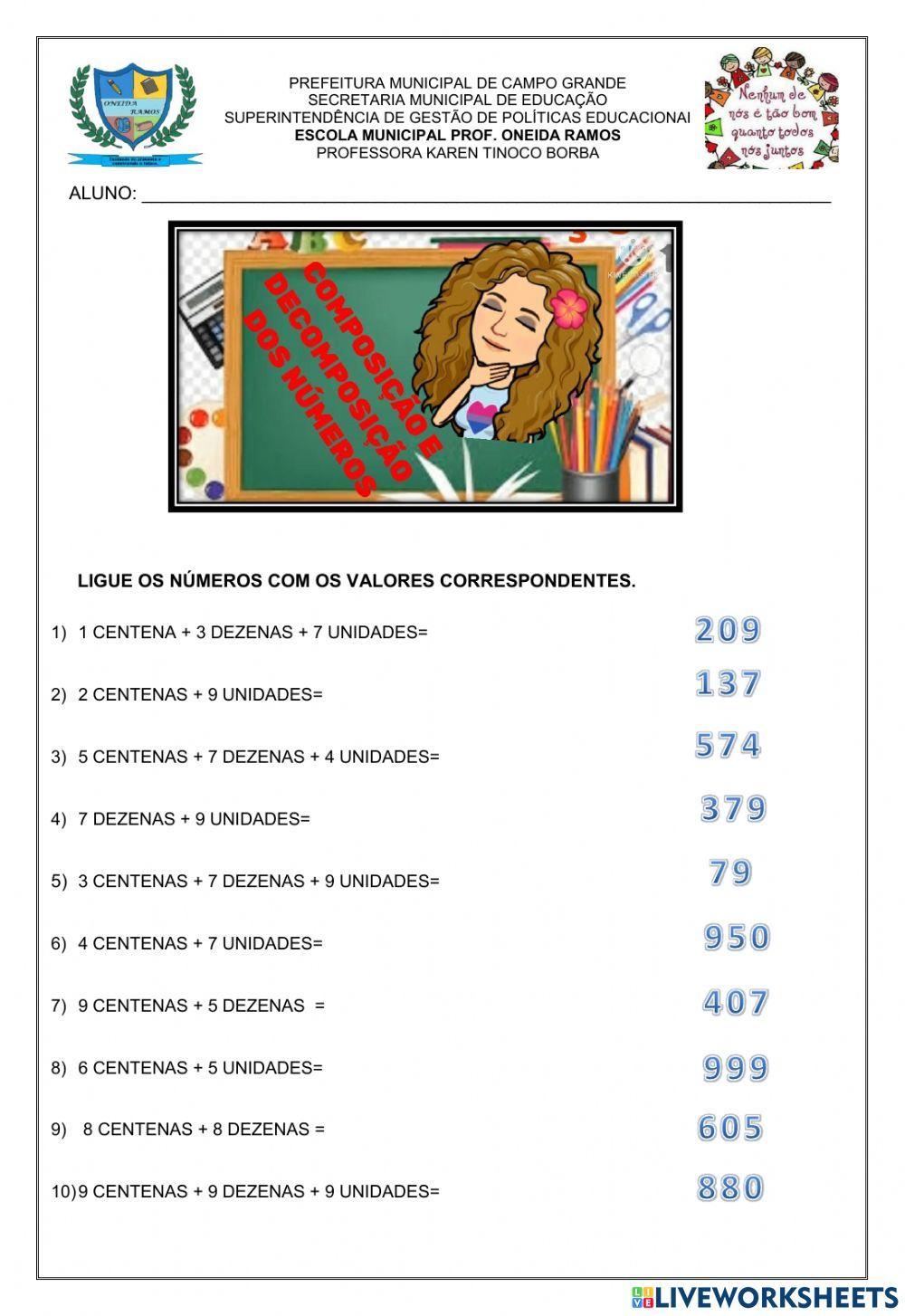 Composiçao e decomposiçao