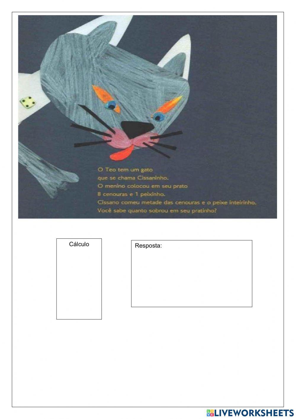 Matemática com poema