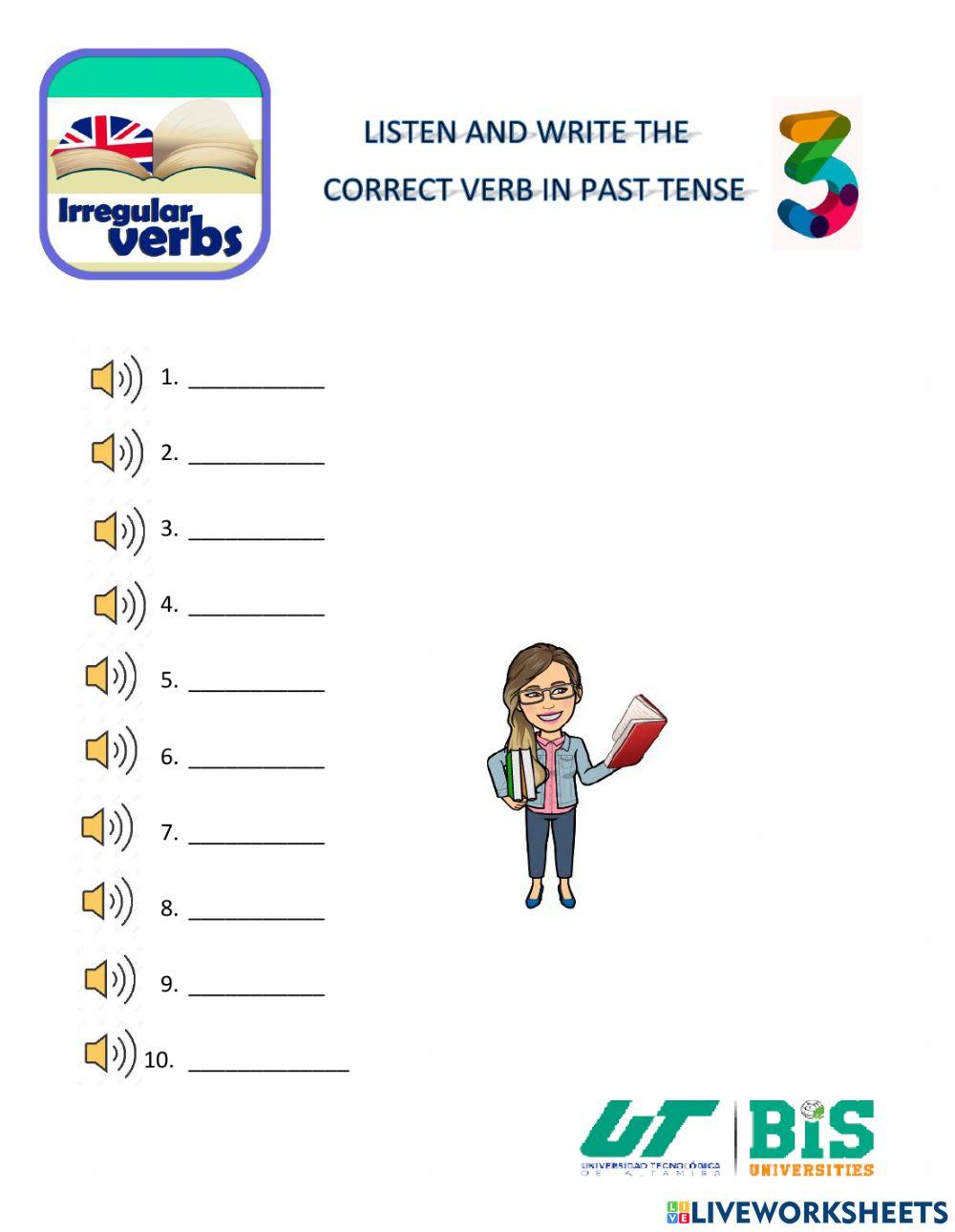 Irregular verbs