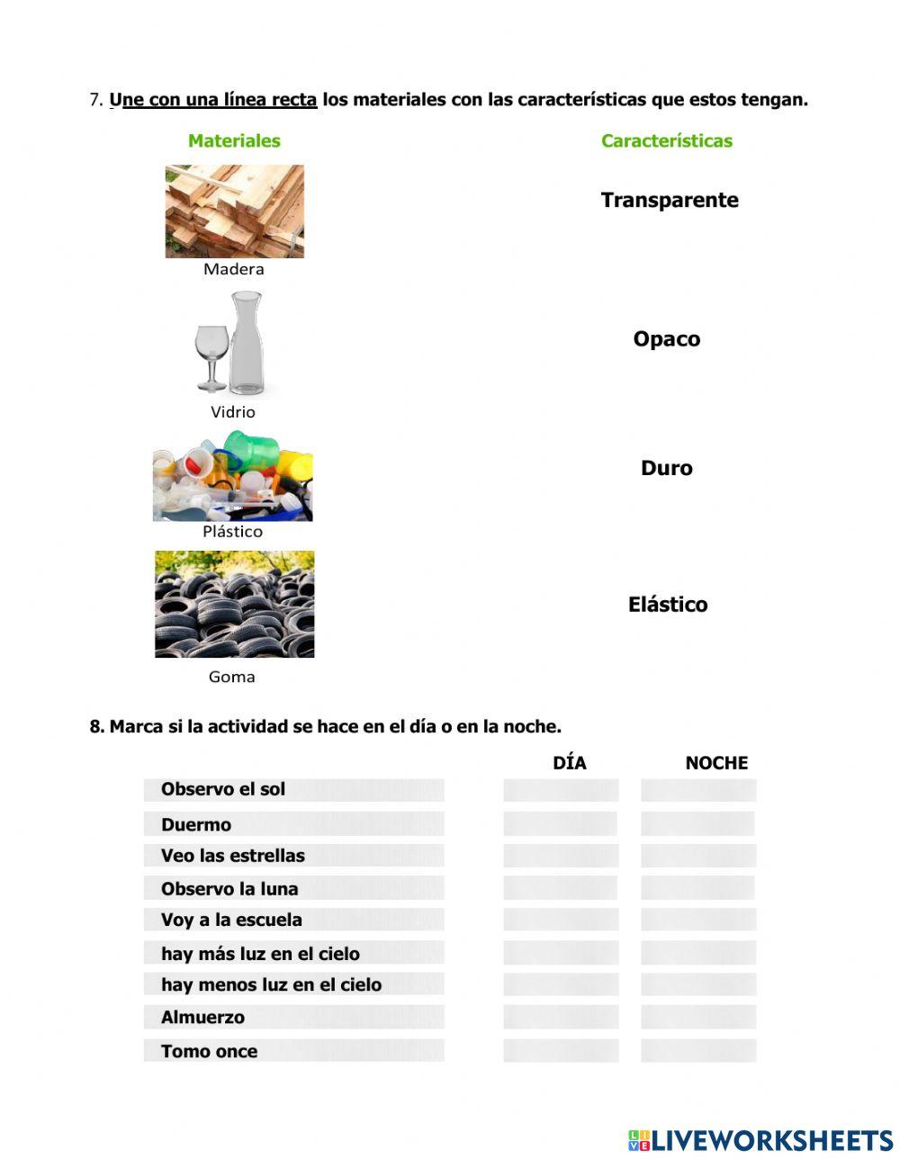 Evaluación diagnóstica Ciencias