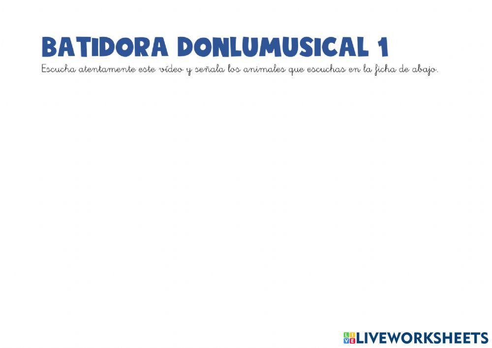 Batidora donlumusical 1