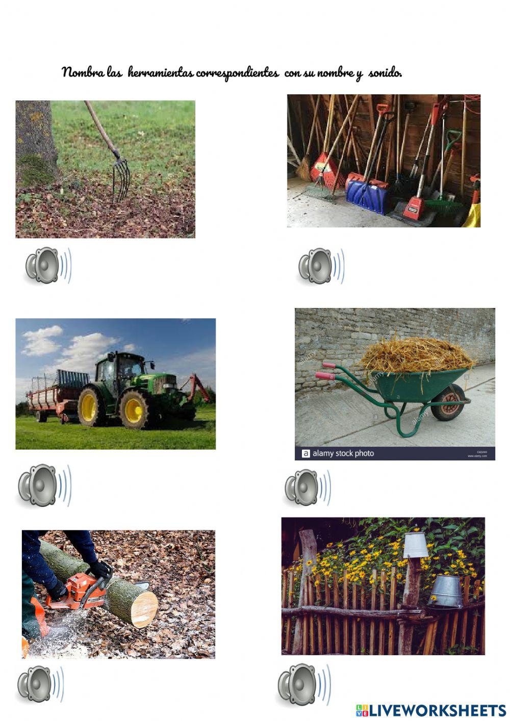 Fichas interactivas Granja