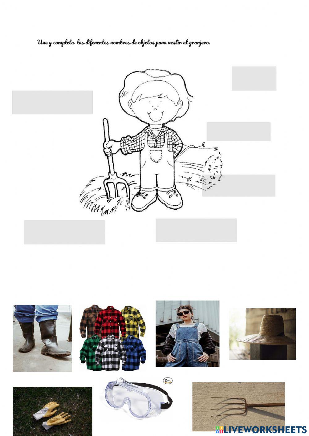 Fichas interactivas Granja