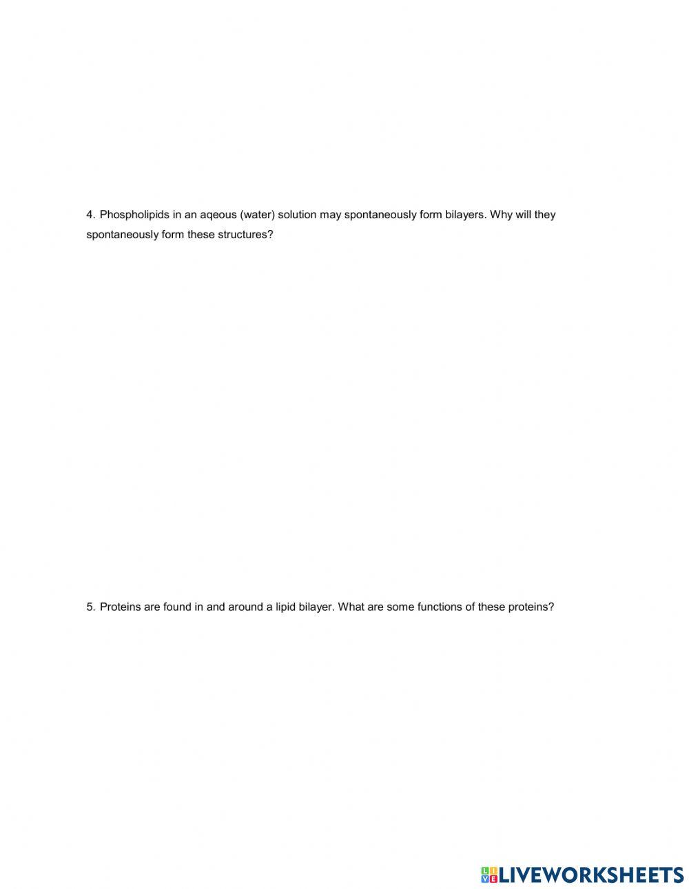 Cell Parts and the Plasma Membrane