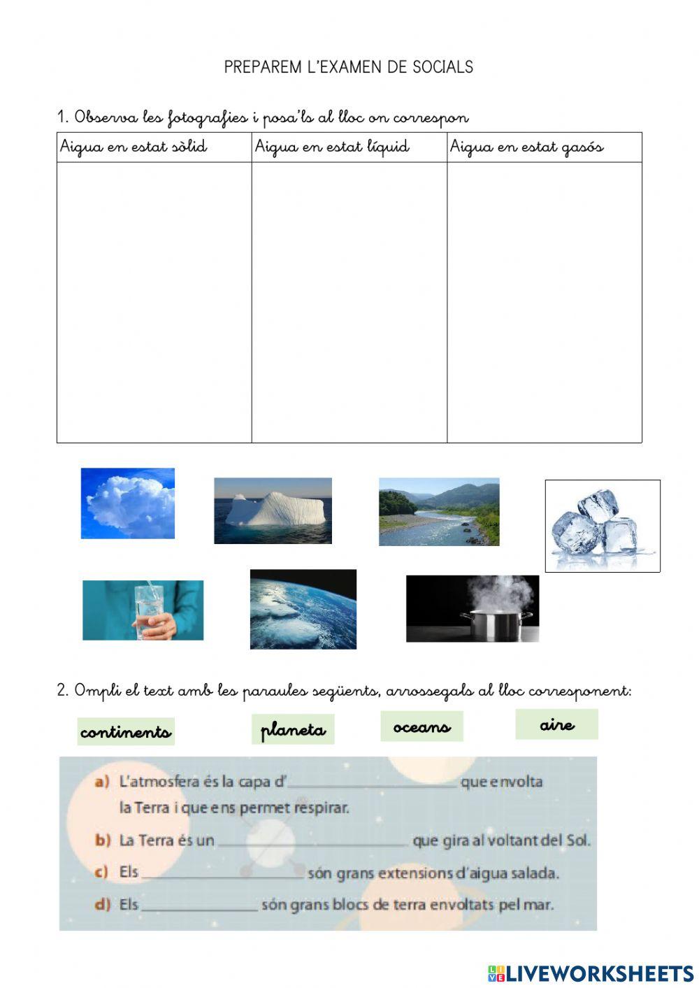 Preparar examen sociales