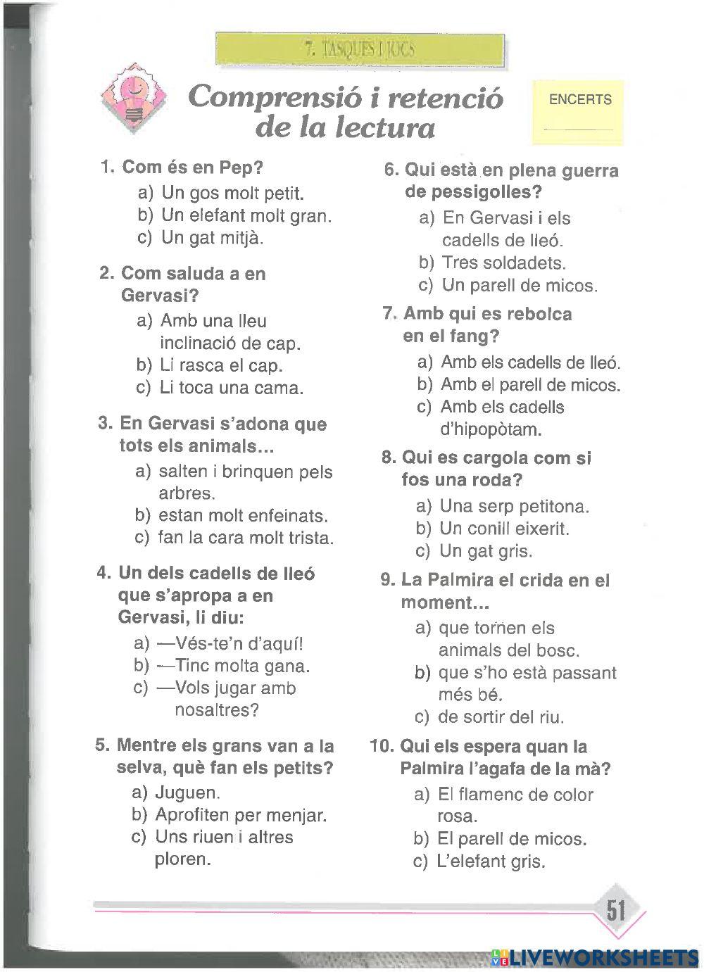 Les dents del lleó. Capitol 7