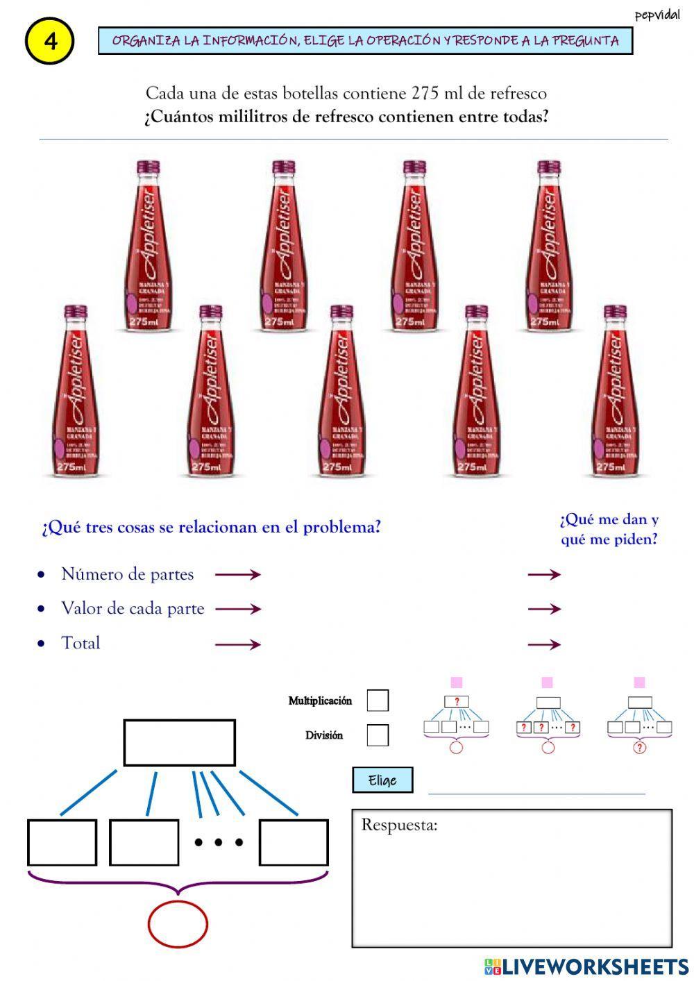 Estructura Multiplicativa problemas sencillos (4) b