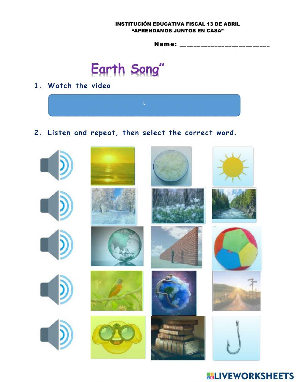 Earth Song Quiz