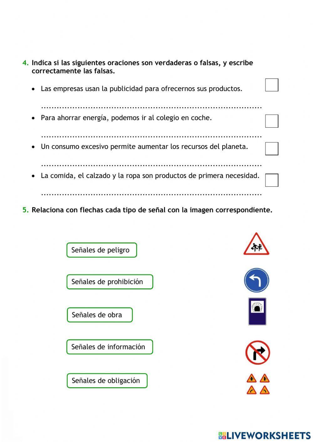Repasa y Comprueba lo aprendido Tema 4 Socis
