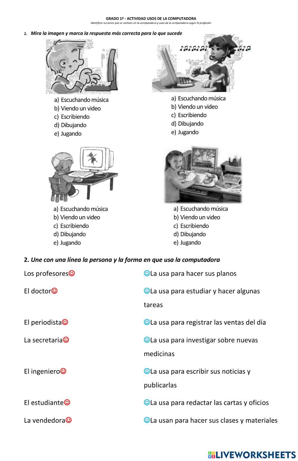 Usos de la computadora Usos de la computadora