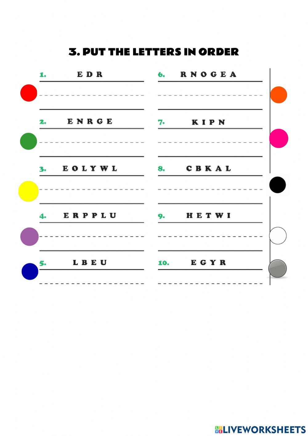 Colours and feelings