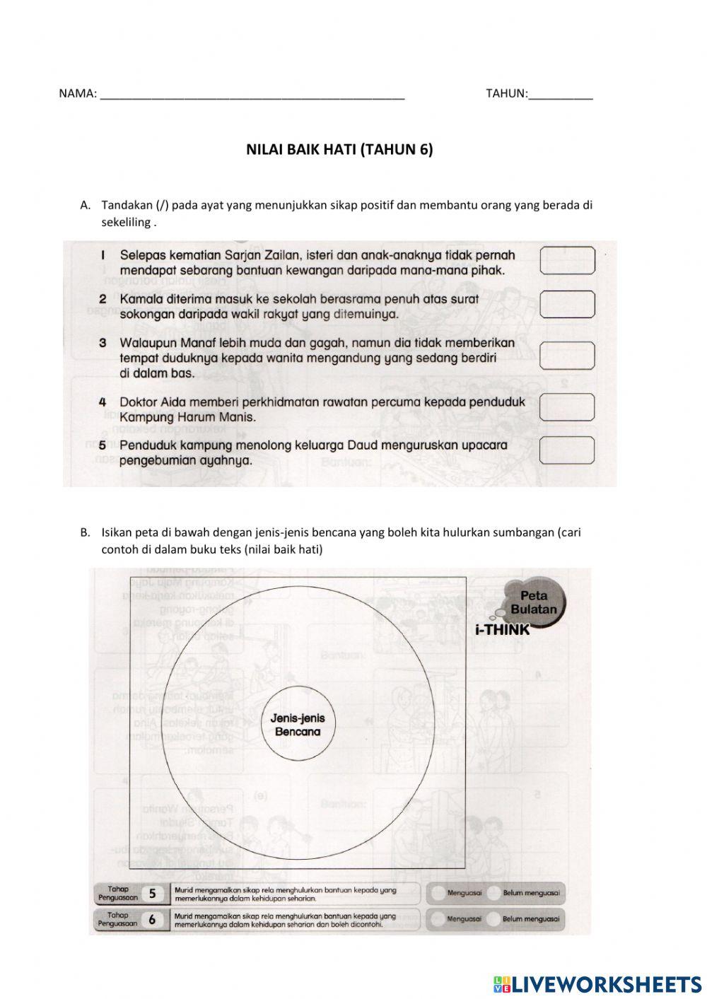 Unit 2: baik hati tahun 6