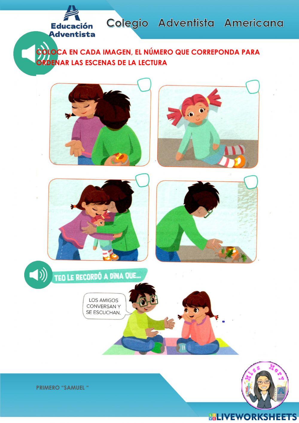 Comprención de lectura