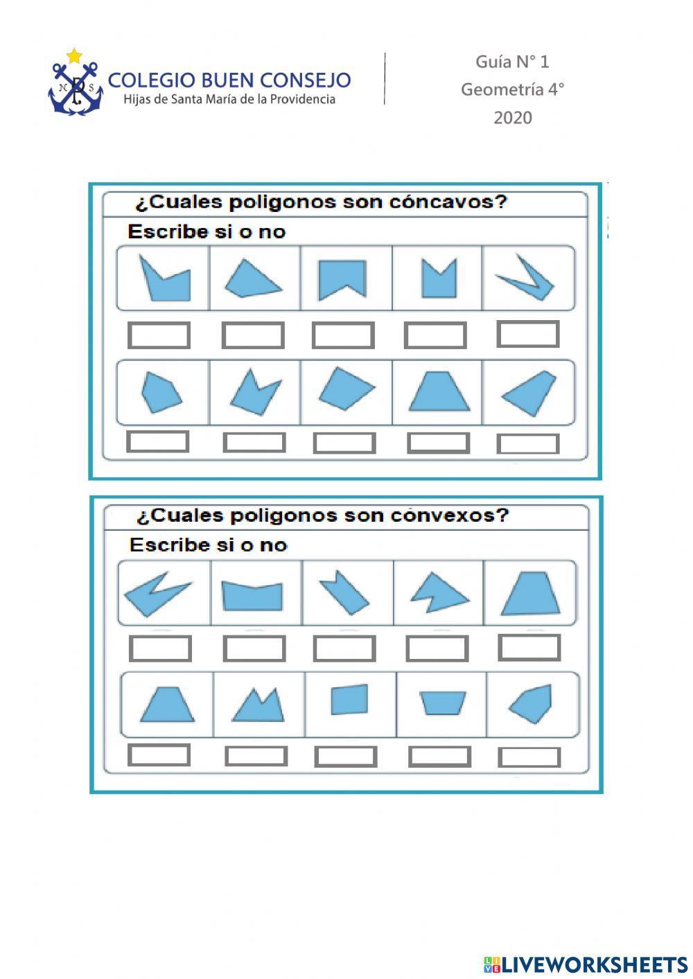 Polígonoa y clasificación