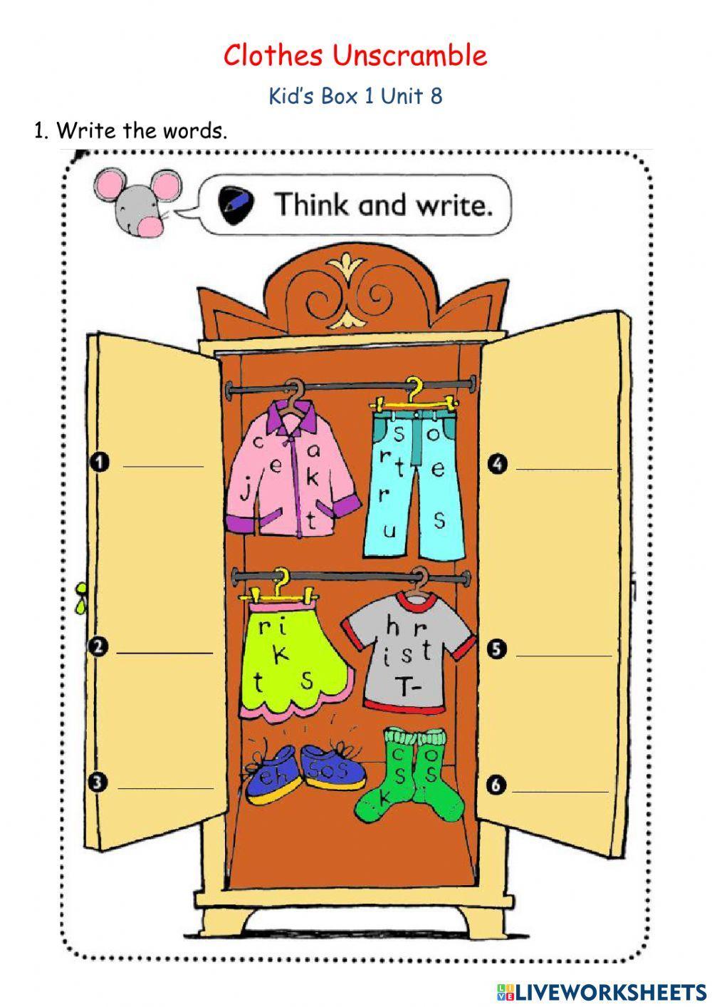 Kid's Box 1. Clothes