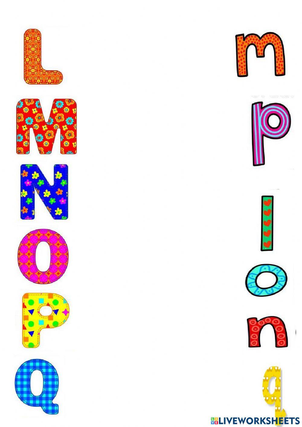 The alphabet The alphabet