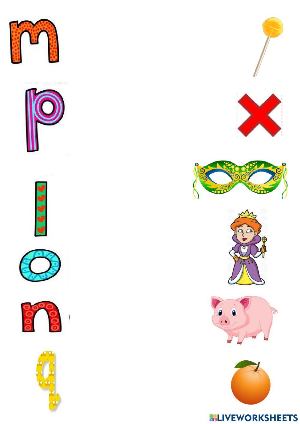 The alphabet The alphabet