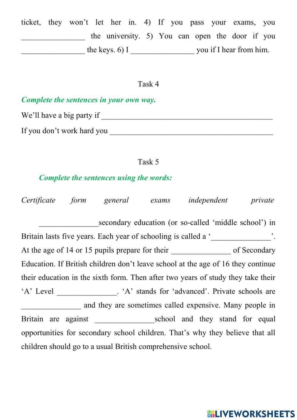 Why go to school? (TEST)