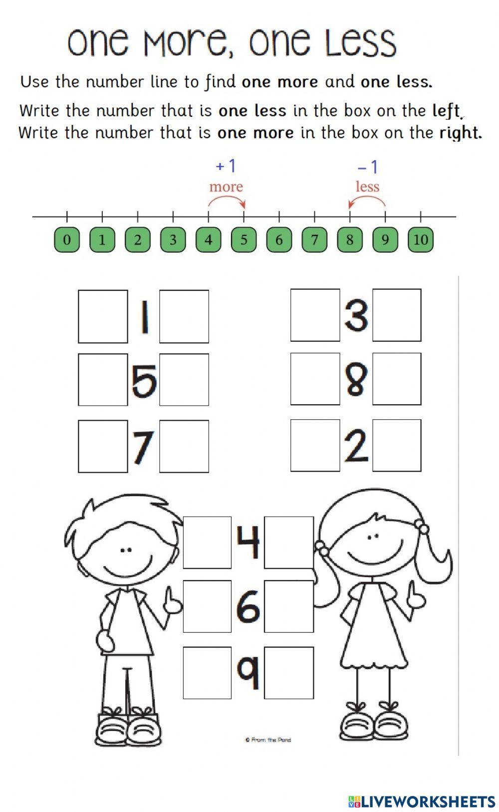 808257 One More One Less MsIgnacio LiveWorksheets